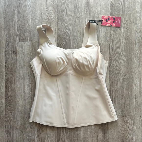 NWT Honeylove Liftwear BodySculpt Beige Tank Top Size XXL - Picture 1 of 6